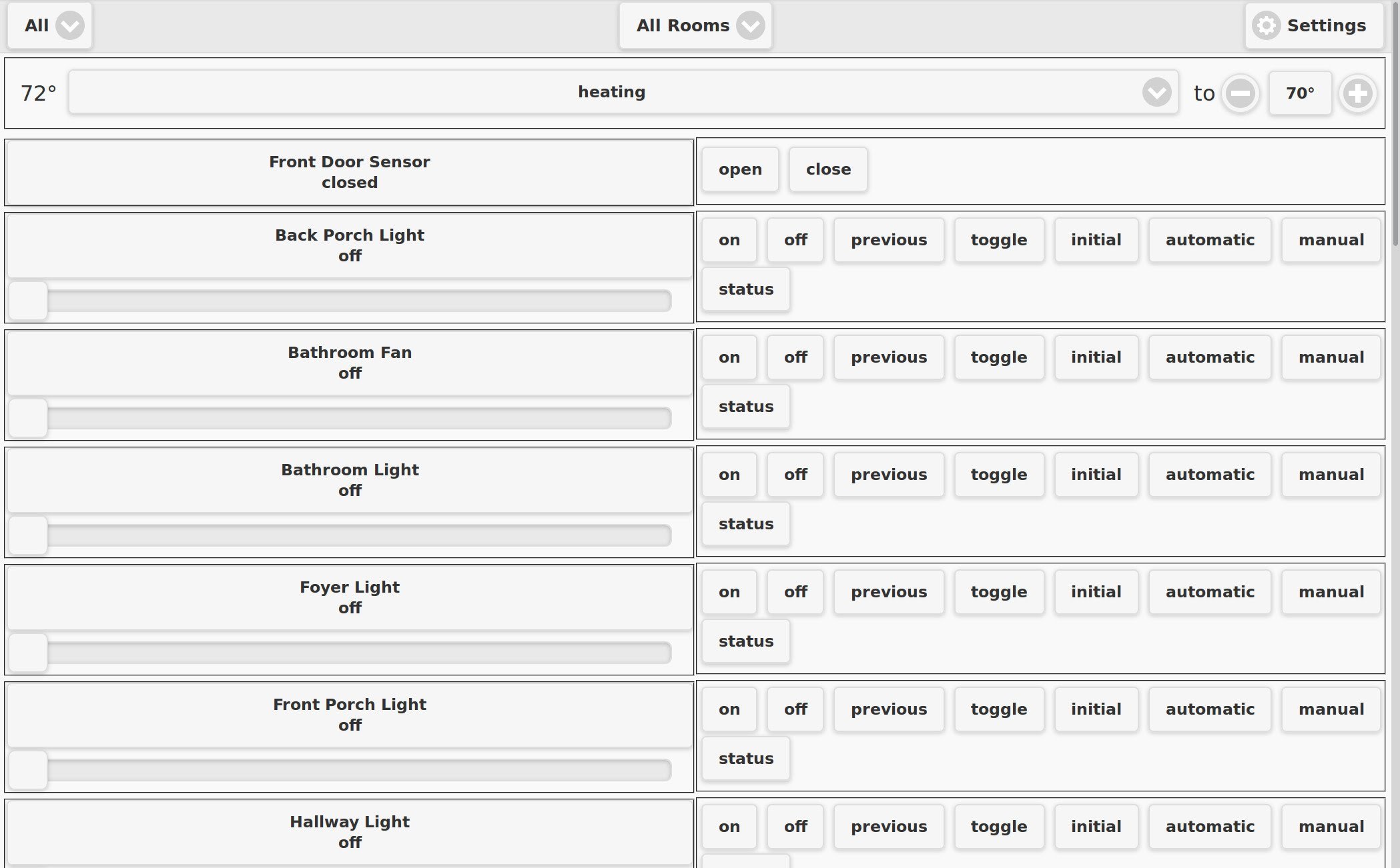 pytomation interface design